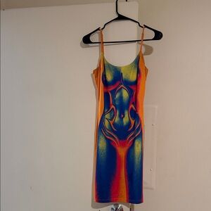 Finesse Multicolor Bodycon Dress